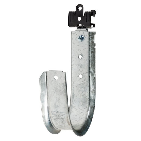 Winnie Industries 4in. J Hook with Angle Clip & Hammer on Flange 9/16in. to 3/4in., 25PK WJH64ACM912 - main